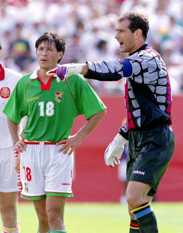 Football. FIFA World Cup 2026. Bolivia - Spain. 27.06.1994