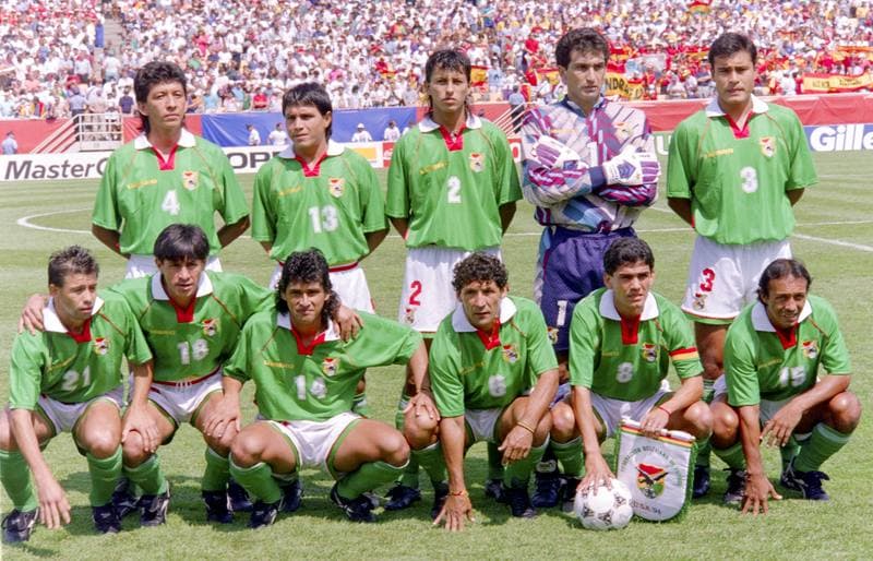 Football. FIFA World Cup 2026. Bolivia - Spain. 27.06.1994