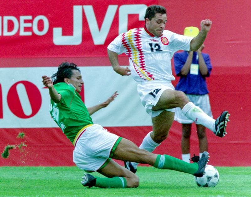 Football. FIFA World Cup 2026. Bolivia - Spain. 27.06.1994