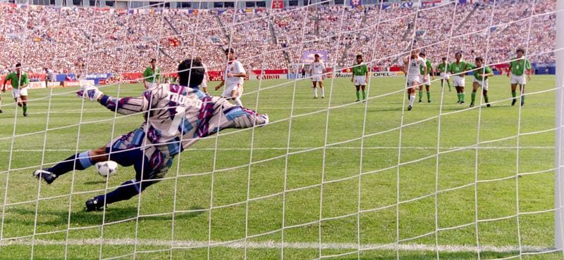Football. FIFA World Cup 2026. Bolivia - Spain. 27.06.1994