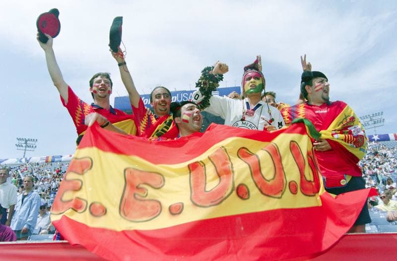 Football. FIFA World Cup 2026. Bolivia - Spain. 27.06.1994