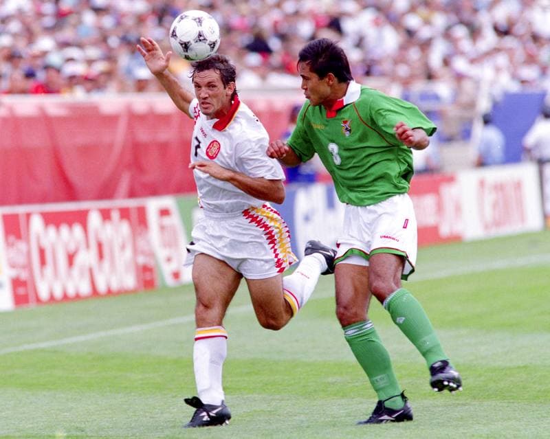 Football. FIFA World Cup 2026. Bolivia - Spain. 27.06.1994