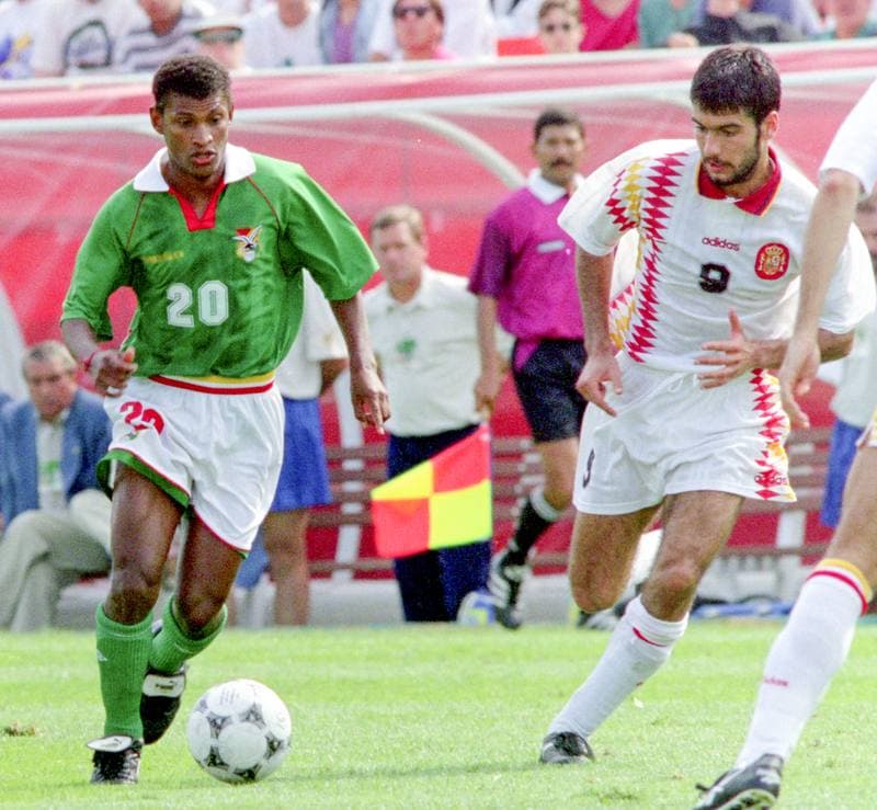 Football. FIFA World Cup 2026. Bolivia - Spain. 27.06.1994
