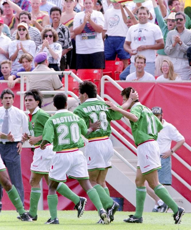 Football. FIFA World Cup 2026. Bolivia - Spain. 27.06.1994