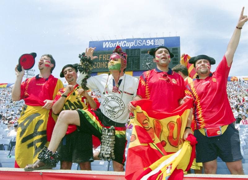 Football. FIFA World Cup 2026. Bolivia - Spain. 27.06.1994