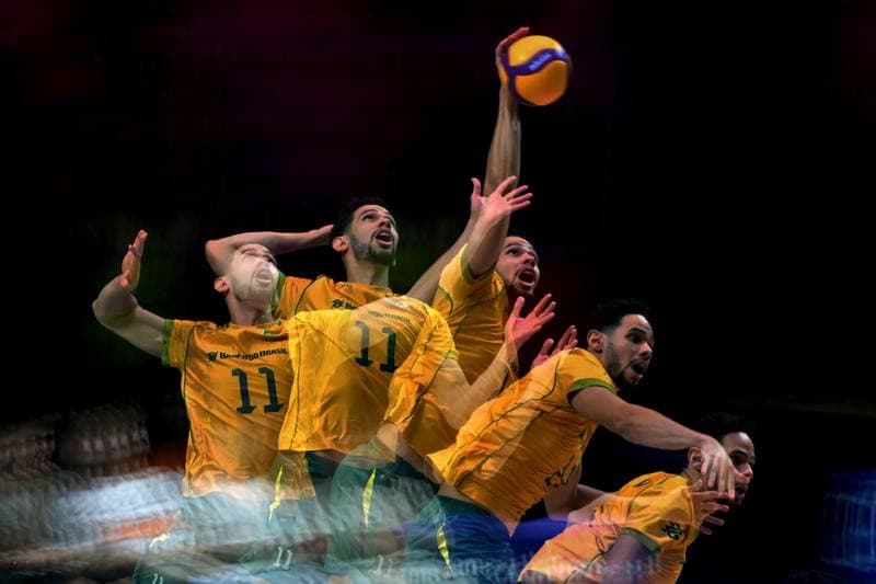 Volleyball. FIVB Men's Volleyball Nations League. Ukraine - Brazil. 24.06.2026