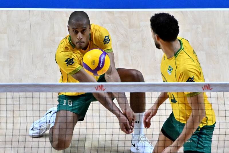 Volleyball. FIVB Men's Volleyball Nations League. Ukraine - Brazil. 24.06.2026