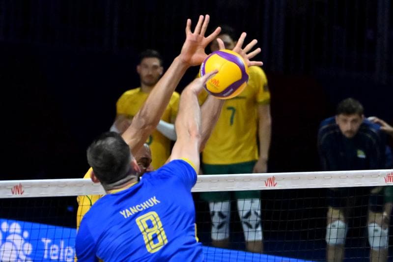 Volleyball. FIVB Men's Volleyball Nations League. Ukraine - Brazil. 24.06.2026