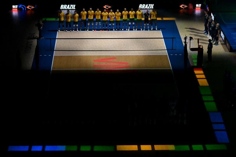 Volleyball. FIVB Men's Volleyball Nations League. Ukraine - Brazil. 24.06.2026