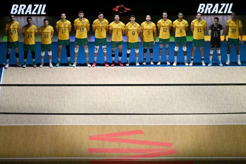 Volleyball. FIVB Men's Volleyball Nations League. Ukraine - Brazil. 24.06.2026