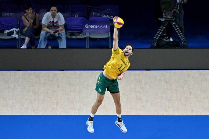 Volleyball. FIVB Men's Volleyball Nations League. Ukraine - Brazil. 24.06.2026