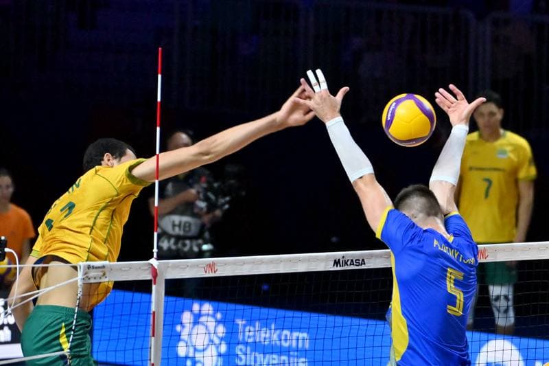 Volleyball. FIVB Men's Volleyball Nations League. Ukraine - Brazil. 24.06.2026