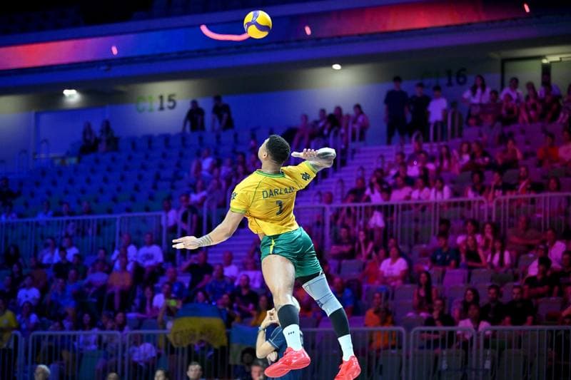 Volleyball. FIVB Men's Volleyball Nations League. Ukraine - Brazil. 24.06.2026