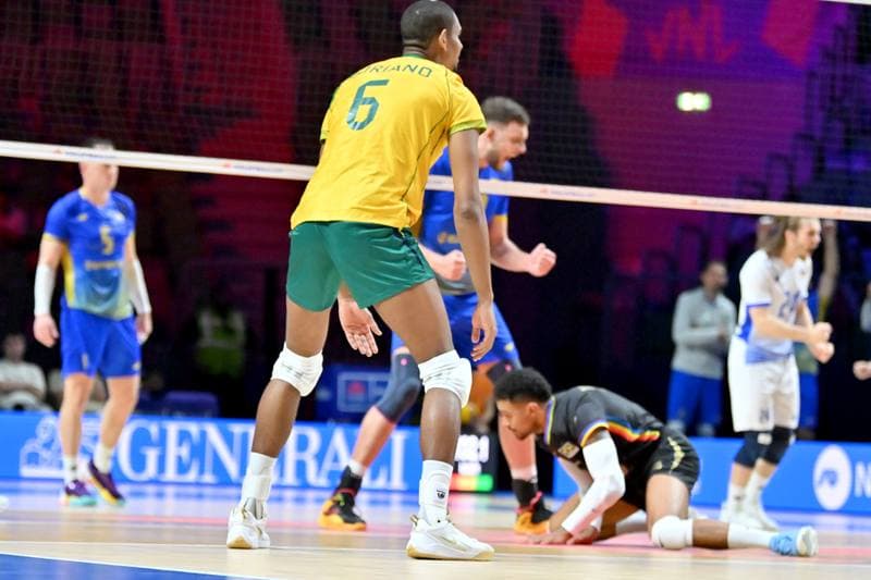 Volleyball. FIVB Men's Volleyball Nations League. Ukraine - Brazil. 24.06.2026