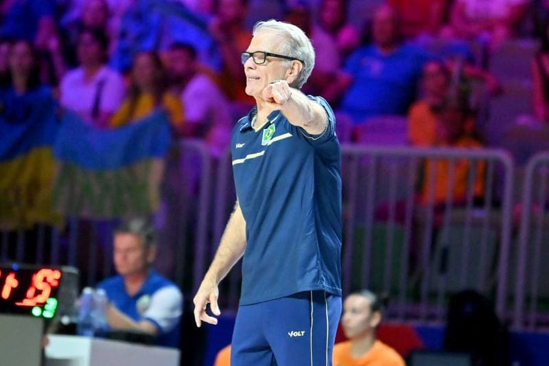 Volleyball. FIVB Men's Volleyball Nations League. Ukraine - Brazil. 24.06.2026