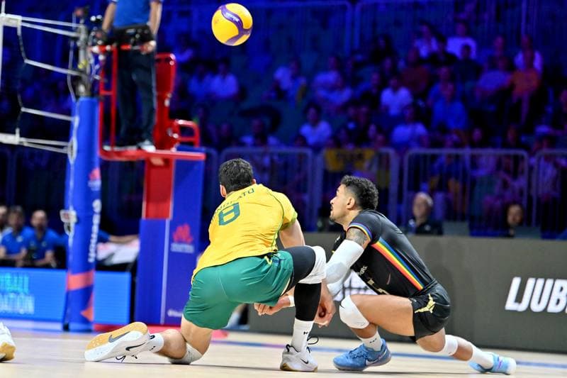 Volleyball. FIVB Men's Volleyball Nations League. Ukraine - Brazil. 24.06.2026