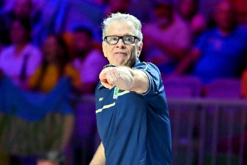 Volleyball. FIVB Men's Volleyball Nations League. Ukraine - Brazil. 24.06.2026
