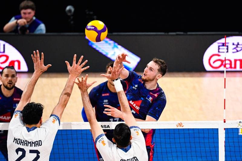 Volleyball. FIVB Men's Volleyball Nations League. France - Iran. 24.06.2026