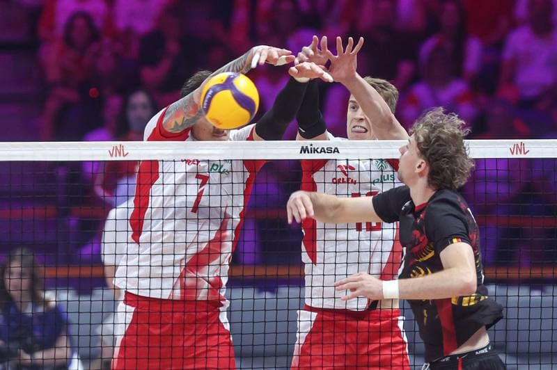 Volleyball. Men's Volleyball Nations League. Poland - Belgium. 24.06.2026