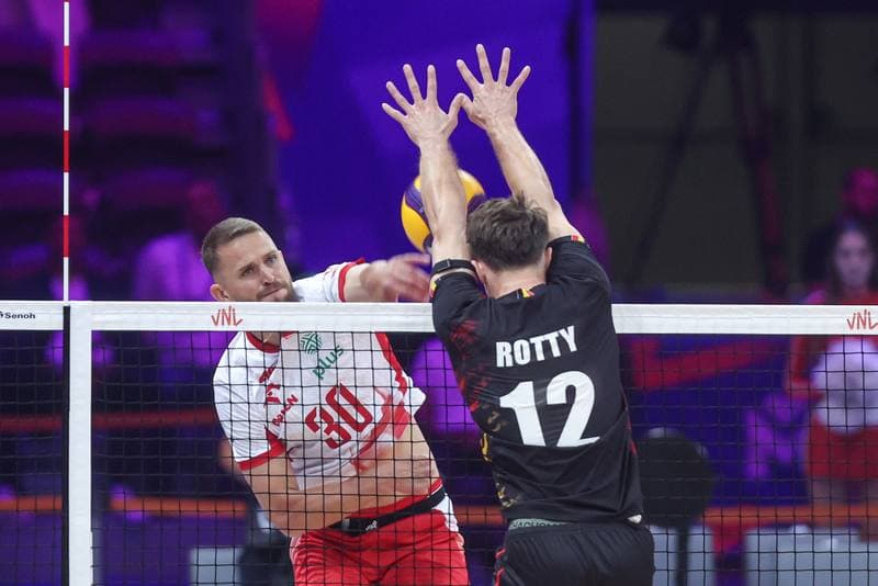 Volleyball. Men's Volleyball Nations League. Poland - Belgium. 24.06.2026
