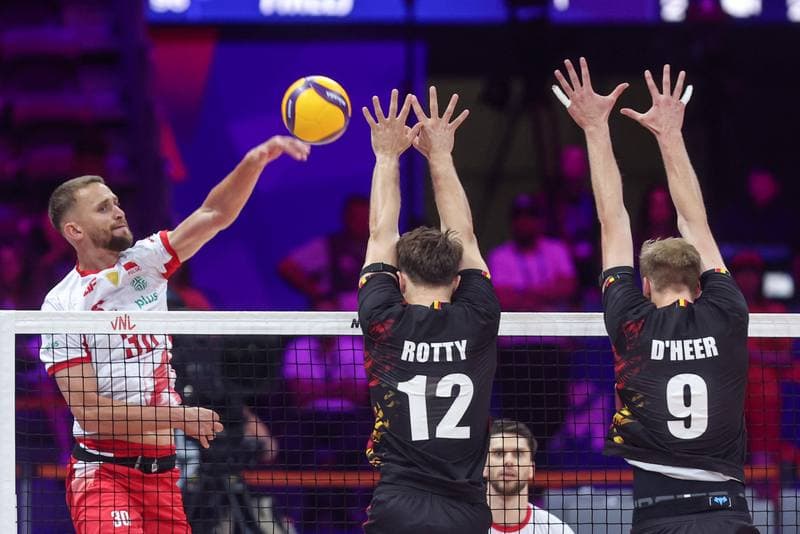 Volleyball. Men's Volleyball Nations League. Poland - Belgium. 24.06.2026