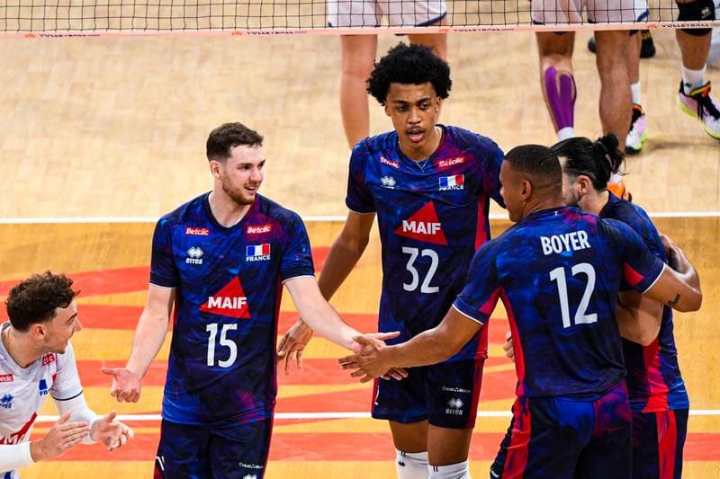 Volleyball. FIVB Men's Volleyball Nations League. France - Iran. 24.06.2026