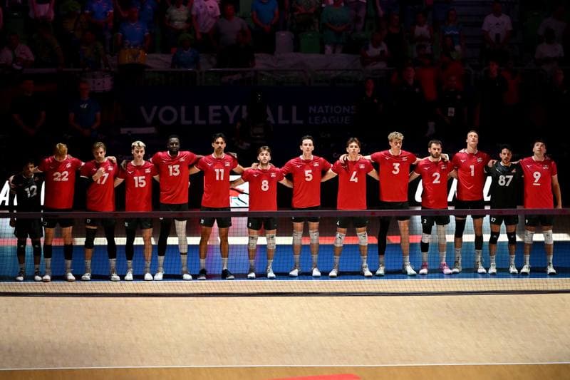 Volleyball. FIVB Men's Volleyball Nations League. Slovenia - Canada. 24.06.2026