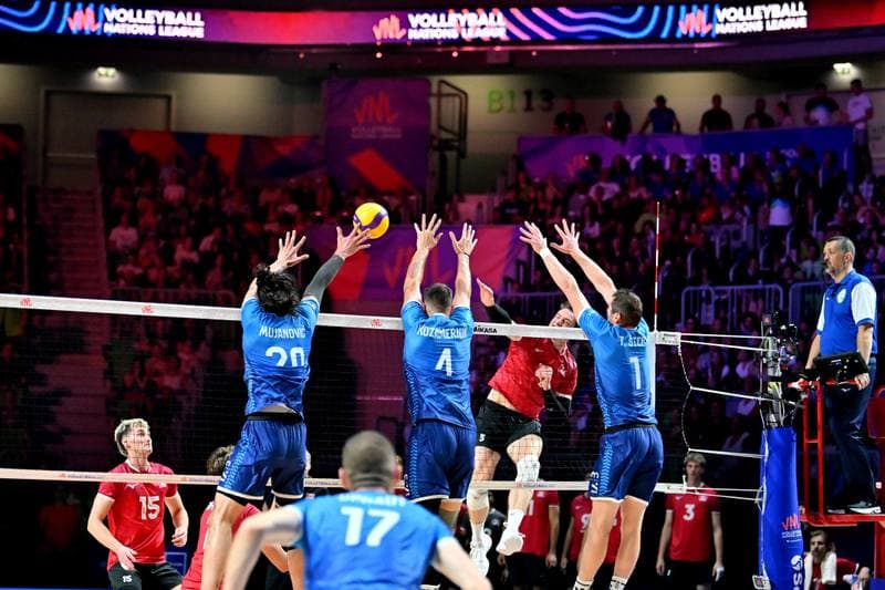Volleyball. FIVB Men's Volleyball Nations League. Slovenia - Canada. 24.06.2026