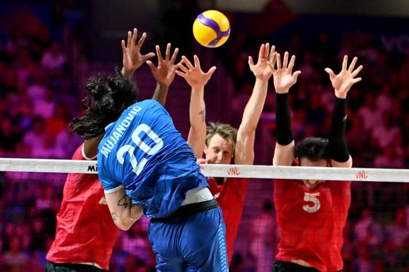 Volleyball. FIVB Men's Volleyball Nations League. Slovenia - Canada. 24.06.2026