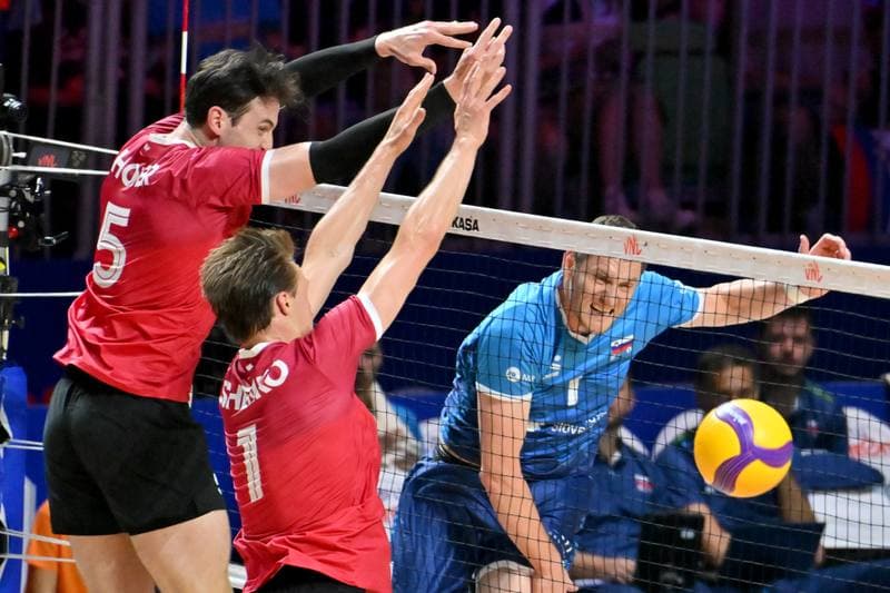 Volleyball. FIVB Men's Volleyball Nations League. Slovenia - Canada. 24.06.2026
