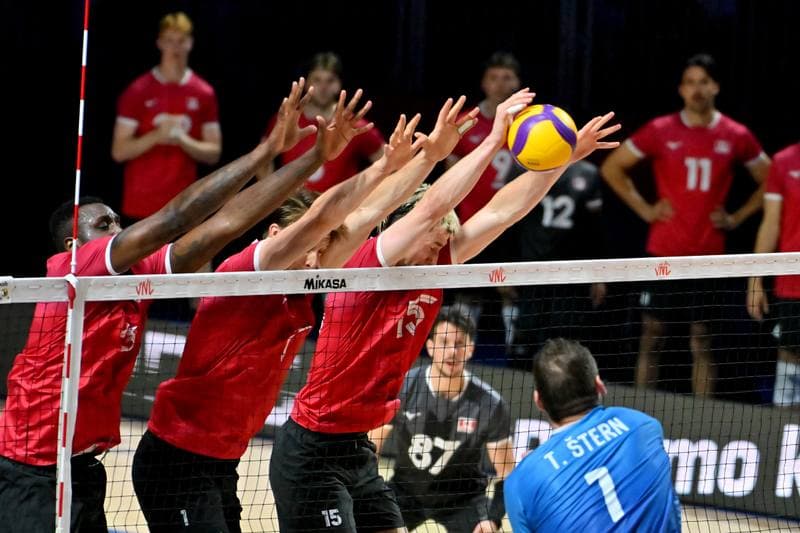 Volleyball. FIVB Men's Volleyball Nations League. Slovenia - Canada. 24.06.2026