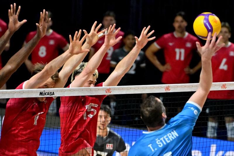 Volleyball. FIVB Men's Volleyball Nations League. Slovenia - Canada. 24.06.2026