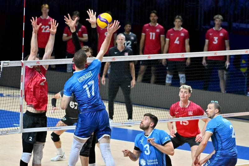 Volleyball. FIVB Men's Volleyball Nations League. Slovenia - Canada. 24.06.2026
