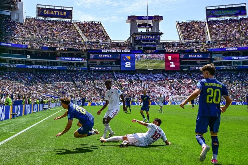 Football. FIFA World Cup 2026. Bosnia and Herzegovina - Qatar. 24.06.2026