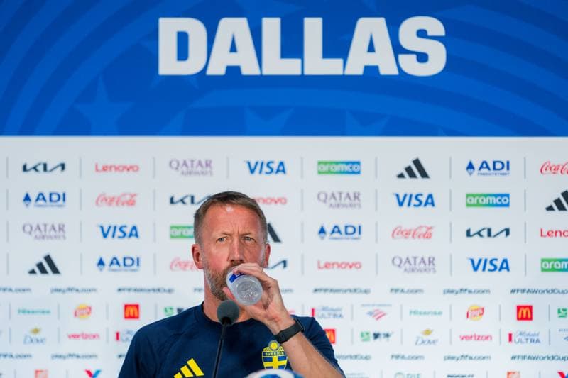 Football. FIFA World Cup 2026. Sweden. Press Conference. 24.06.2026