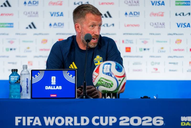 Football. FIFA World Cup 2026. Sweden. Press Conference. 24.06.2026