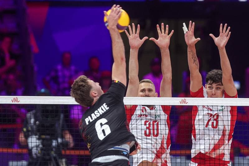 Volleyball. Men's Volleyball Nations League. Poland - Belgium. 24.06.2026