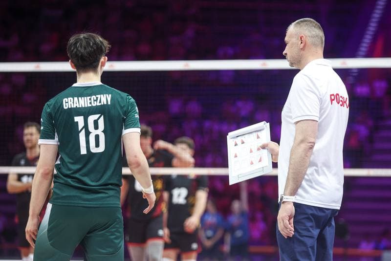 Volleyball. Men's Volleyball Nations League. Poland - Belgium. 24.06.2026