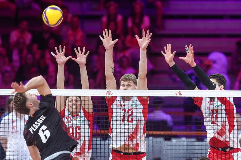 Volleyball. Men's Volleyball Nations League. Poland - Belgium. 24.06.2026