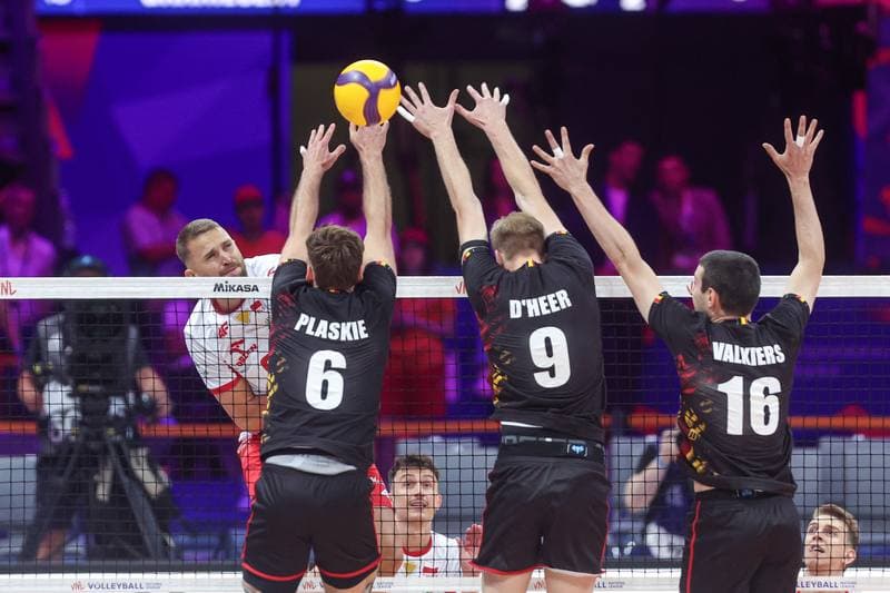 Volleyball. Men's Volleyball Nations League. Poland - Belgium. 24.06.2026
