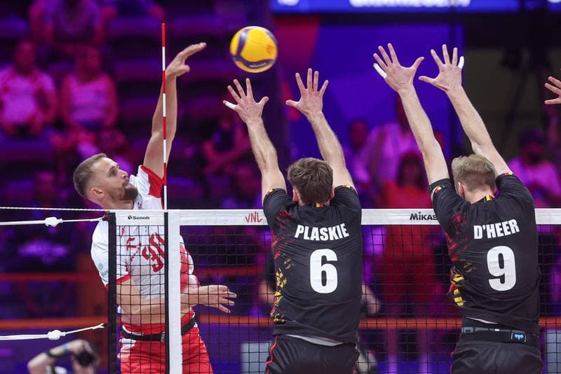 Volleyball. Men's Volleyball Nations League. Poland - Belgium. 24.06.2026