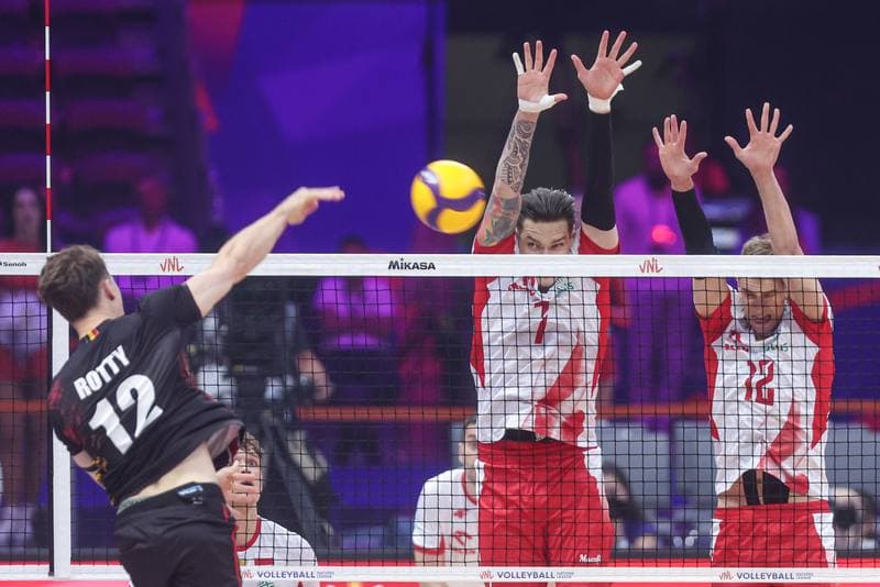 Volleyball. Men's Volleyball Nations League. Poland - Belgium. 24.06.2026