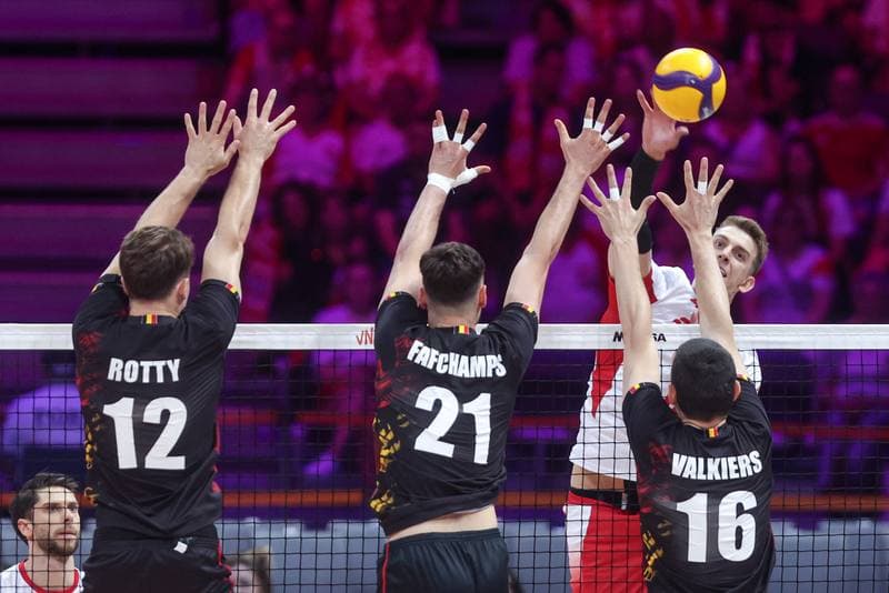 Volleyball. Men's Volleyball Nations League. Poland - Belgium. 24.06.2026