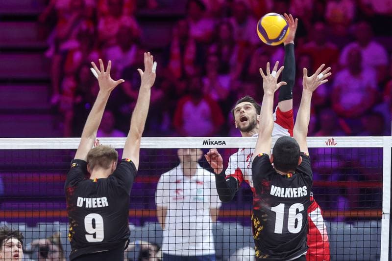 Volleyball. Men's Volleyball Nations League. Poland - Belgium. 24.06.2026