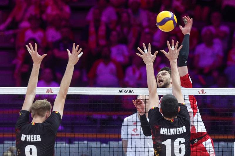 Volleyball. Men's Volleyball Nations League. Poland - Belgium. 24.06.2026