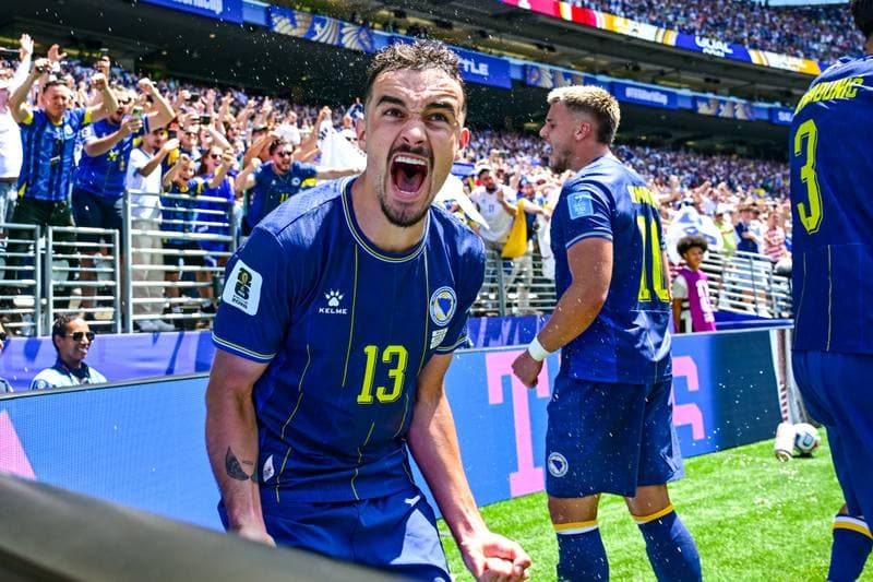 Football. FIFA World Cup 2026. Bosnia and Herzegovina - Qatar. 24.06.2026