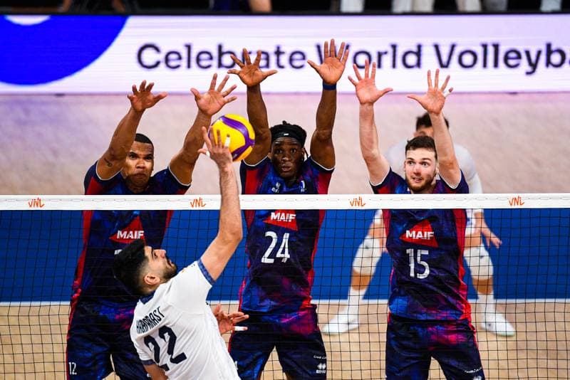 Volleyball. FIVB Men's Volleyball Nations League. France - Iran. 24.06.2026