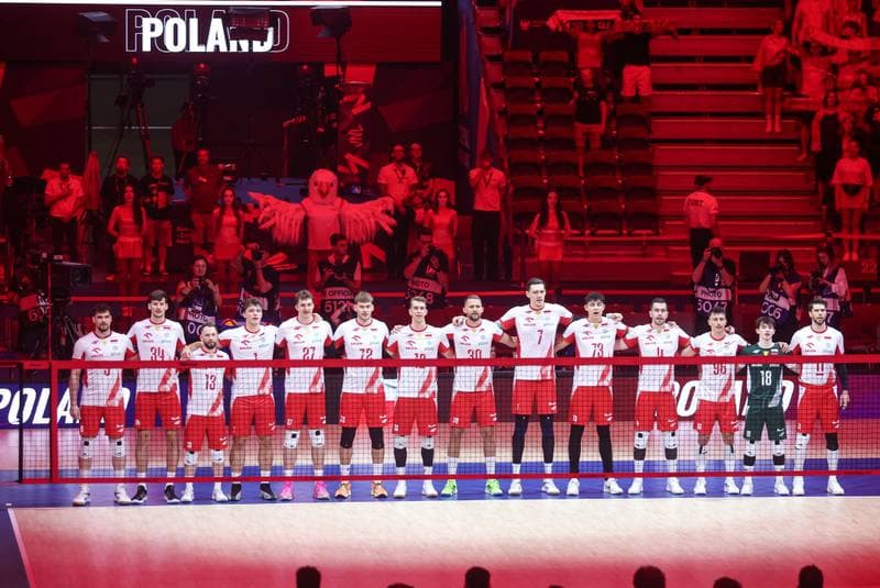 Volleyball. Men's Volleyball Nations League. Poland - Belgium. 24.06.2026