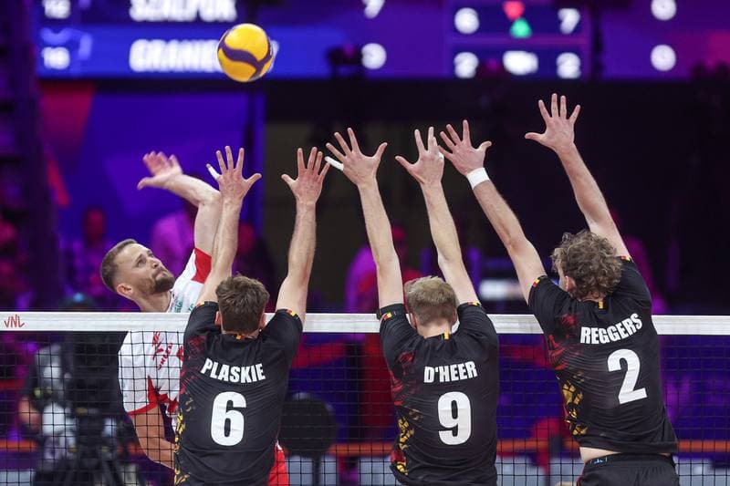 Volleyball. Men's Volleyball Nations League. Poland - Belgium. 24.06.2026
