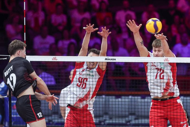Volleyball. Men's Volleyball Nations League. Poland - Belgium. 24.06.2026